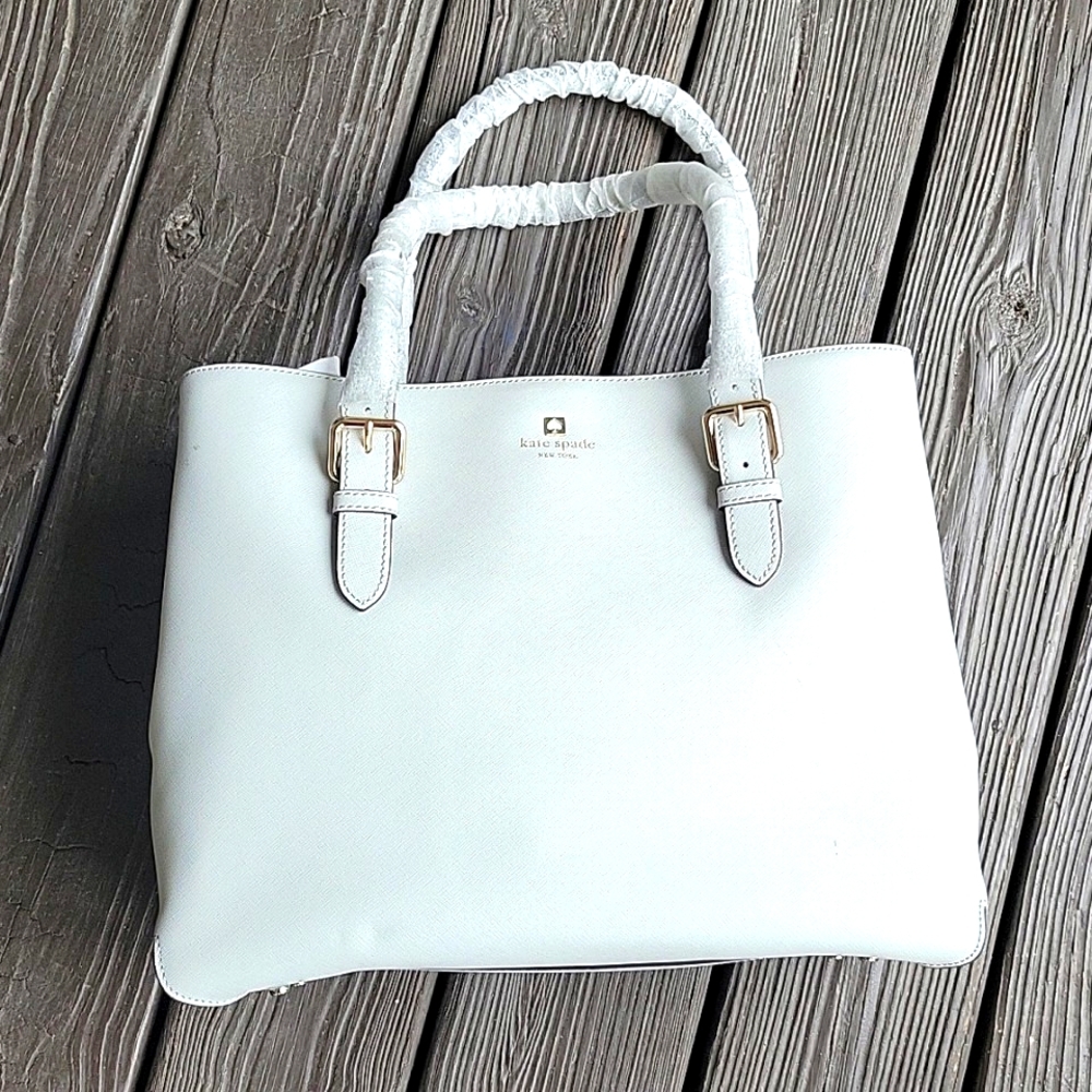 NEW Kate Spade ♠️ Cove Street Large Shoulder bag in light dove gray